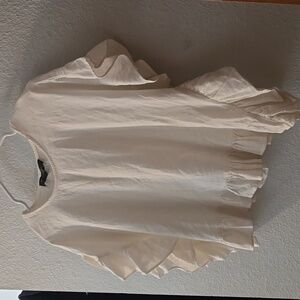 Marc New York Crop Ruffled Top
